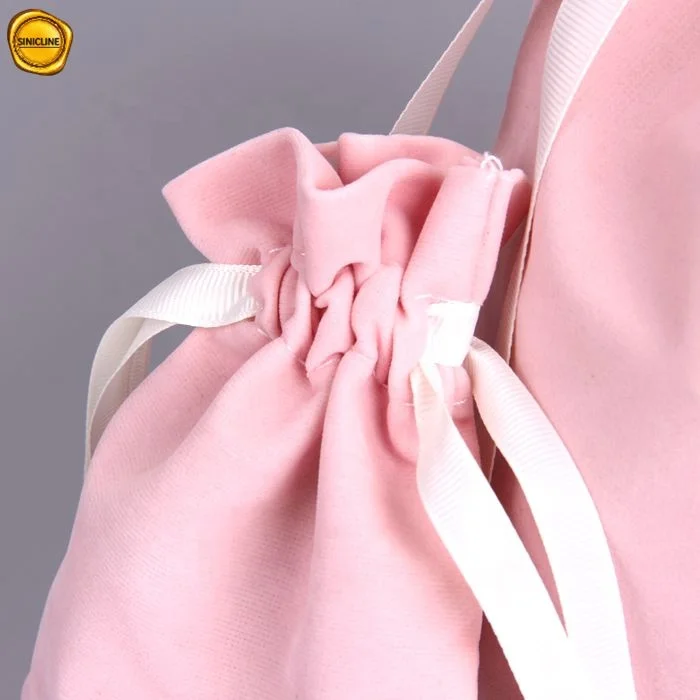 Sinicline уход за кожей мягкая на ощупь упаковка одежды пользовательский бренд Логотип Печатный бархатный чехол