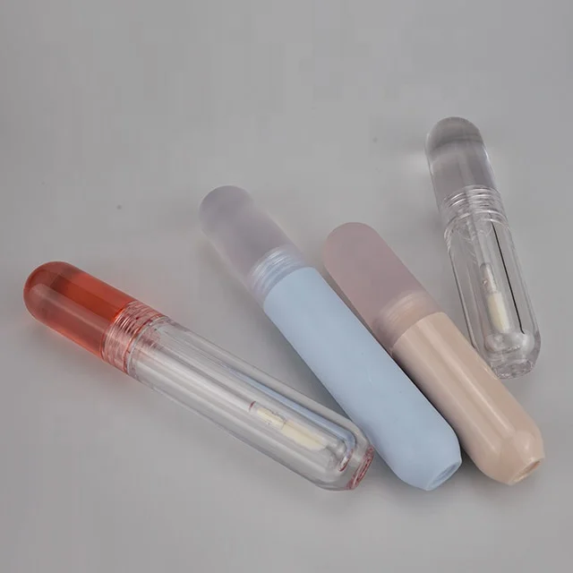 Zoemir lipgloss tubes kit PETG material bullet shape top lipgloss tube cosmetics packaging lip glaze container