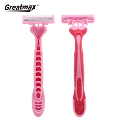 Wholesale Refreshments 3 Blade Shaving Razor Safty Disposable, Stainless Steel Disposable Razor Blade