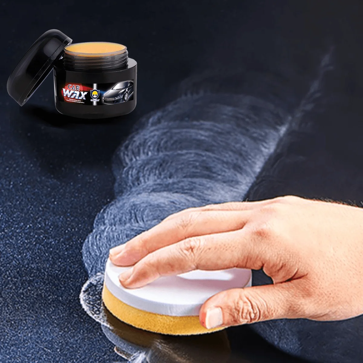 GORVIA China Manufacturer Carnauba  Waterless Car Care Car Solid Wax