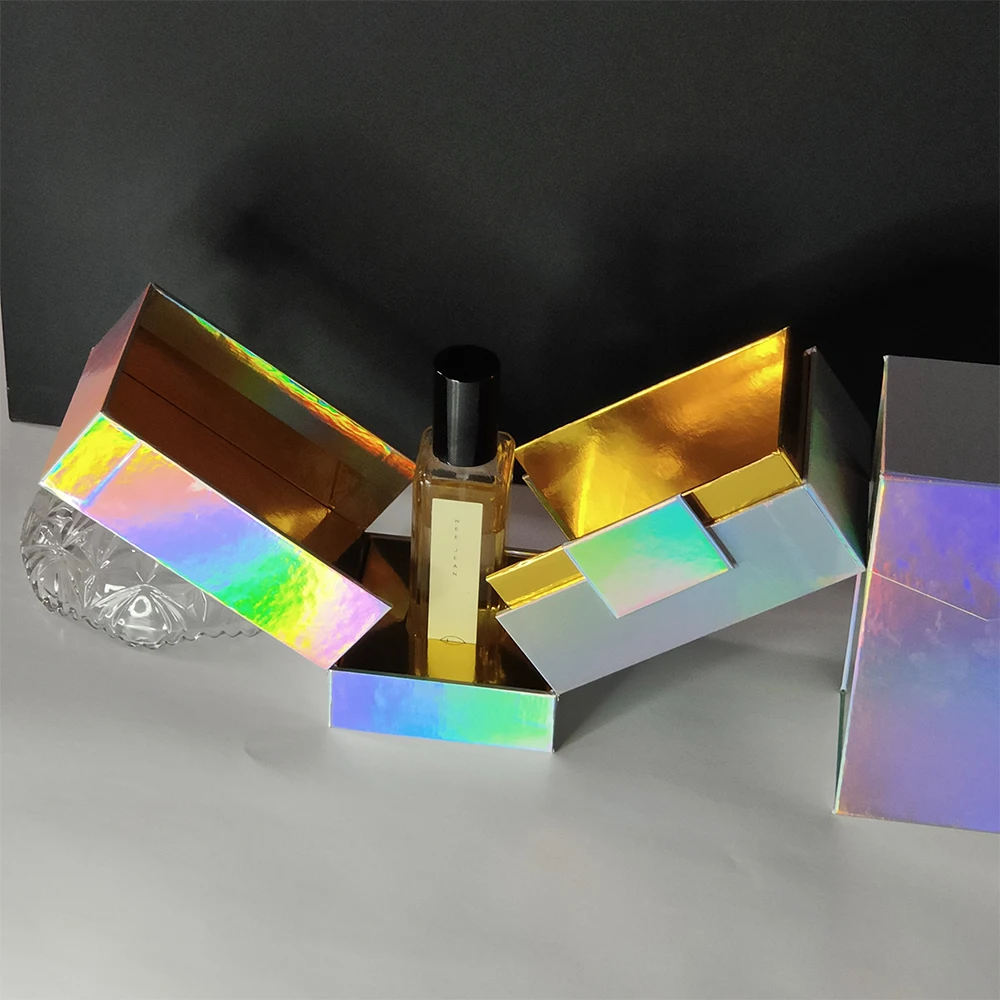 Custom Promotional Oem Candle Cosmetic Good Price Magnetic Drawer Paper Hologram Gift Packaging Holographic Box