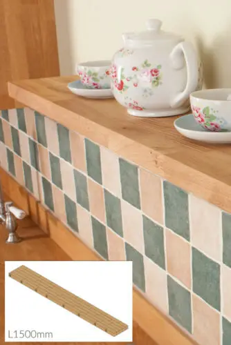 Solid Oak Wooden Floating Shelves Top Quality Shelf For Your Entryway, Mudroom, Kitchen, Bathroom Set of 2