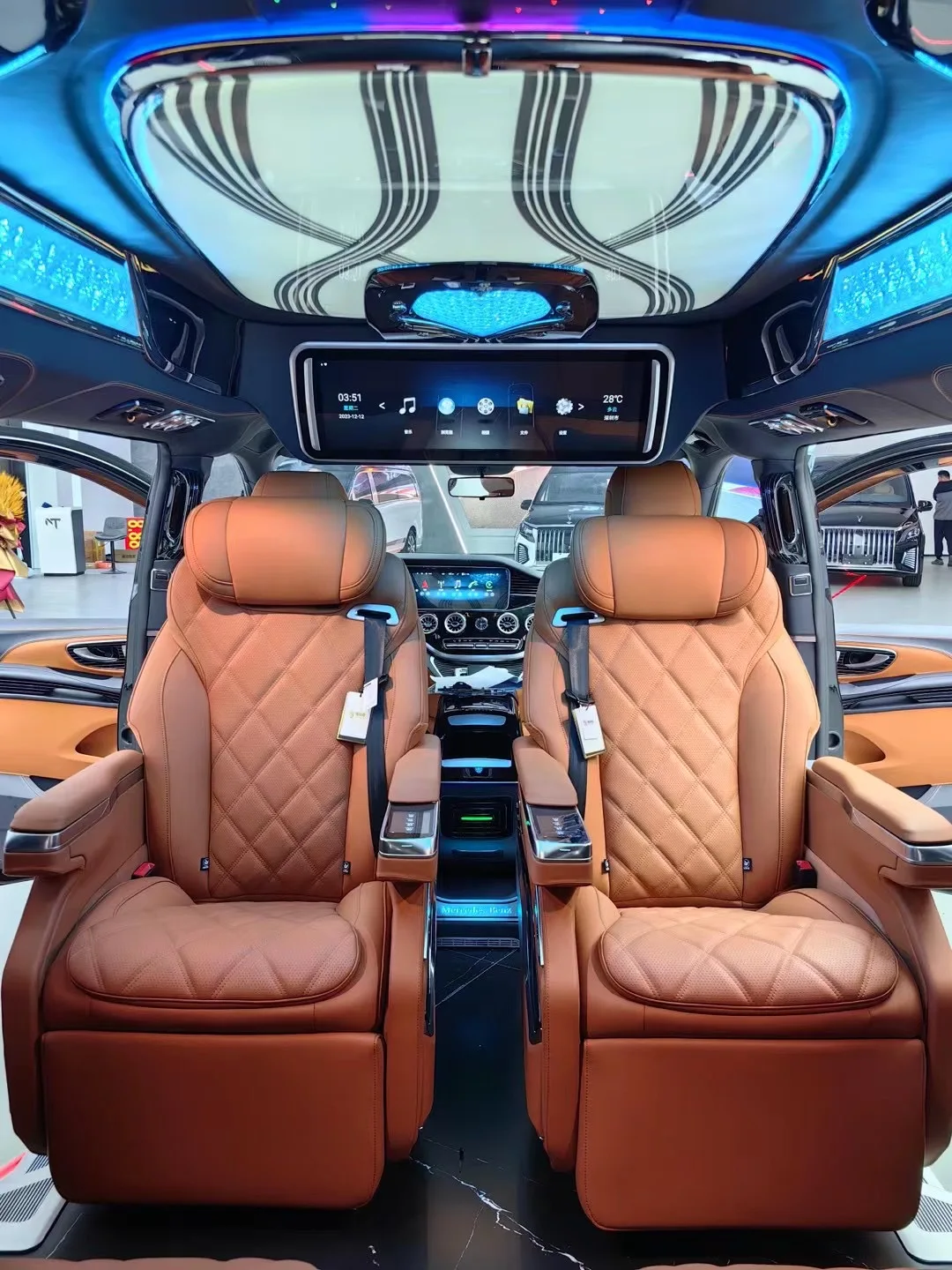 Maybach interior upgrade kit luxury seats  V-Class Vito custom interior special accessories electric seats