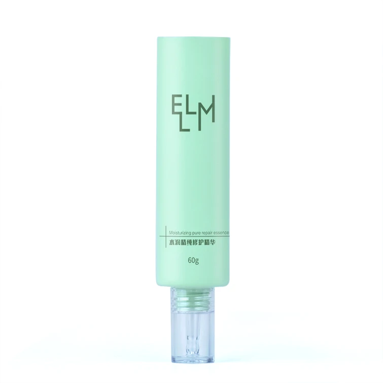35 Glass Dropper Tube 35ml to 100ml for Eye Cream Serum Soft Plastic Squeeze Tube with PETG Dropper Cap Custom Packaging