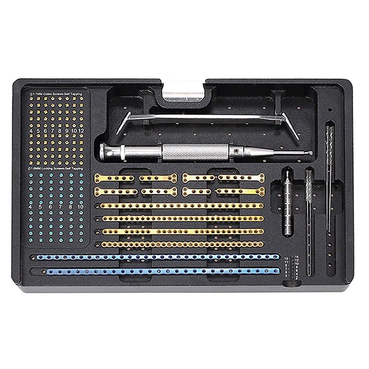 Veterinary Orthopedic Implant Small Animal Dog Cat Pet ALPS 1.6 Reconstruction Locking plate Instrument Kit