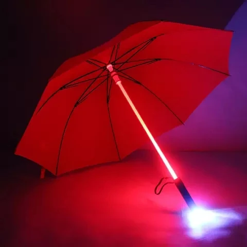 Umbrella With Led  Cars Umbrella  Rubber Plastic Colorful Shaft