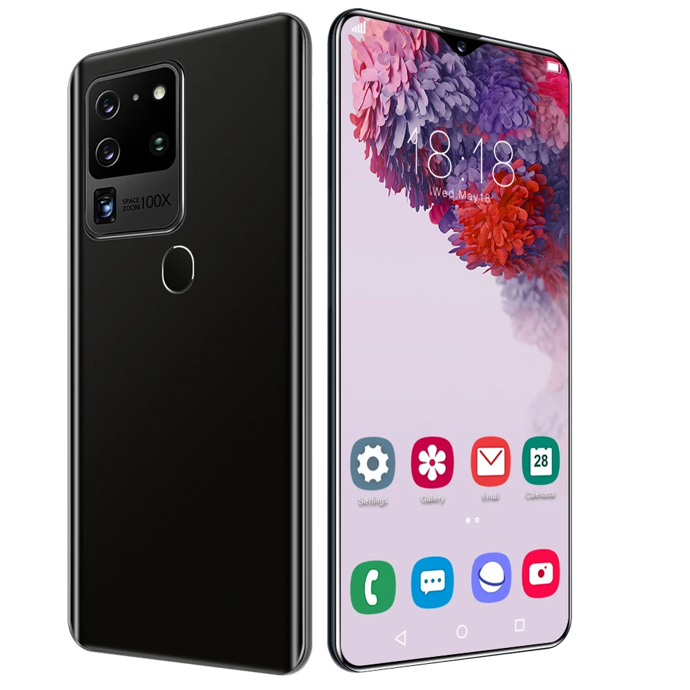 
New Release S20U Plus Mobile phone 6.5 Inch Smart Phone 512gb Android10 4800mAh telephone portable 