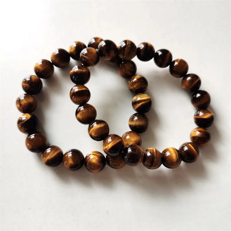 Natural Tiger eye stone crystals bracelet necklace beads jewelry bracelet wholesale bulk