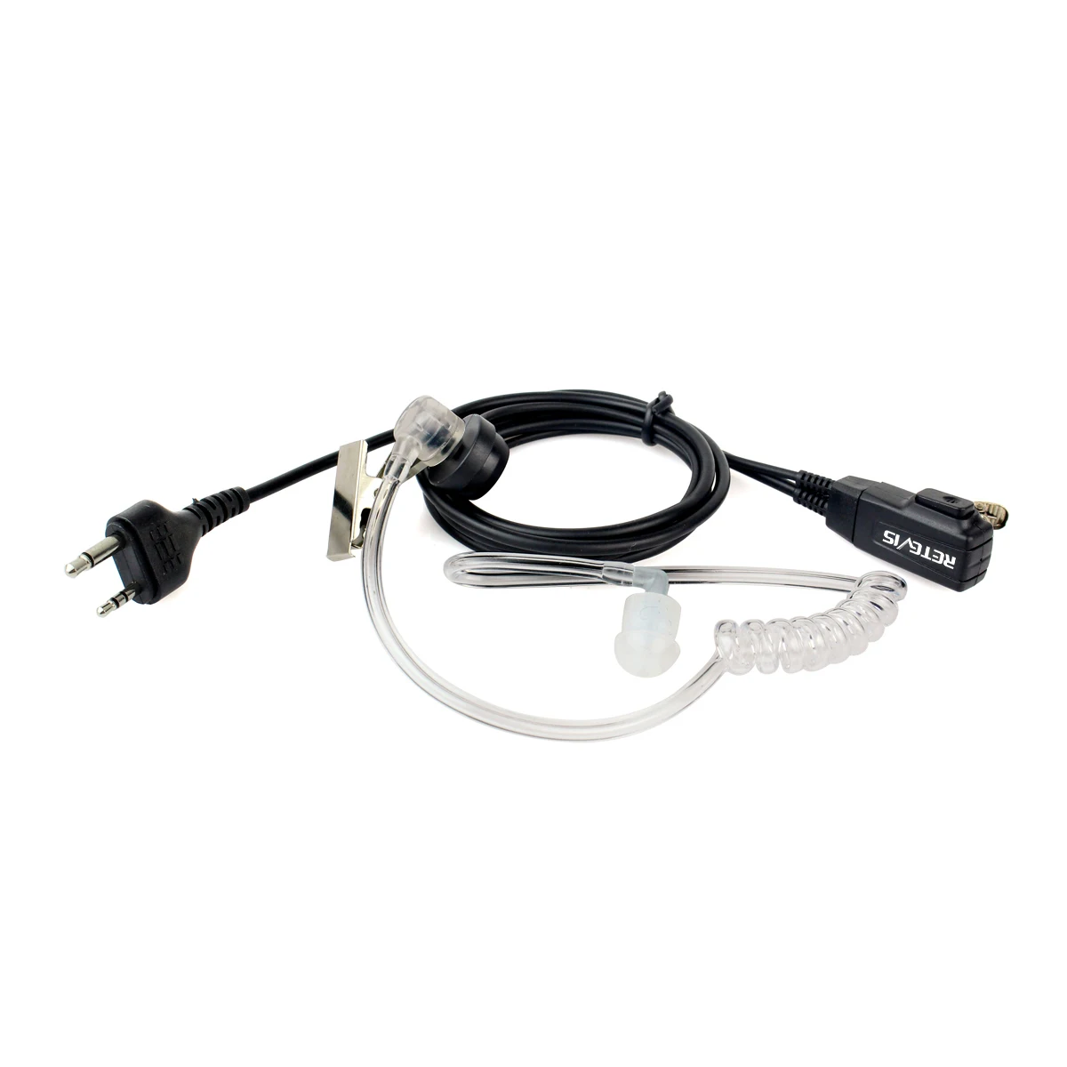 2 Pin Covert Acoustic Tube Earpiece For Midland G6/G7 GXT550 GXT650 LXT80 LXT112