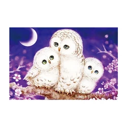YiwuXiurun Best Seller Full Drill Diamond Painting  White Owl Diy Diamond Embroidery For Beginners