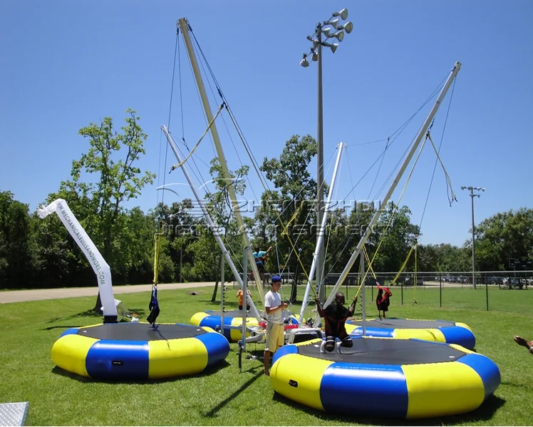 Own brand bungee trampoline with trailer including customized service on sale