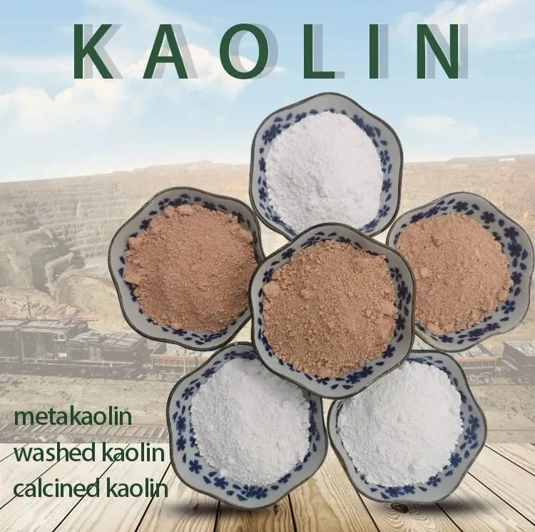 Washed kaolin powder