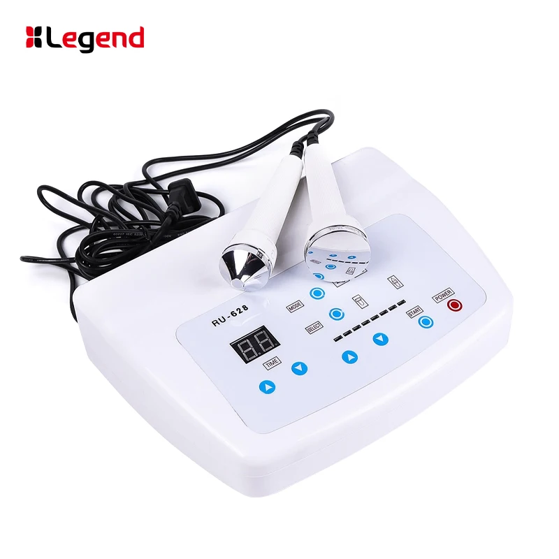 Ultrasonic Facial Massager 2 IN 1 Anti Aging Face Skin Lifting Whitening High Frequency 1Mhz Ultrasound Probe Spa Beauty Device