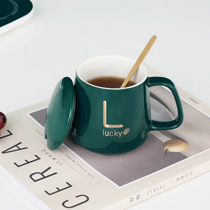 Smart Heating Pad Temperature Control 55 Degree Thermotatic Ceramic Coffee Mug USB Electric Charging Cup Warmer