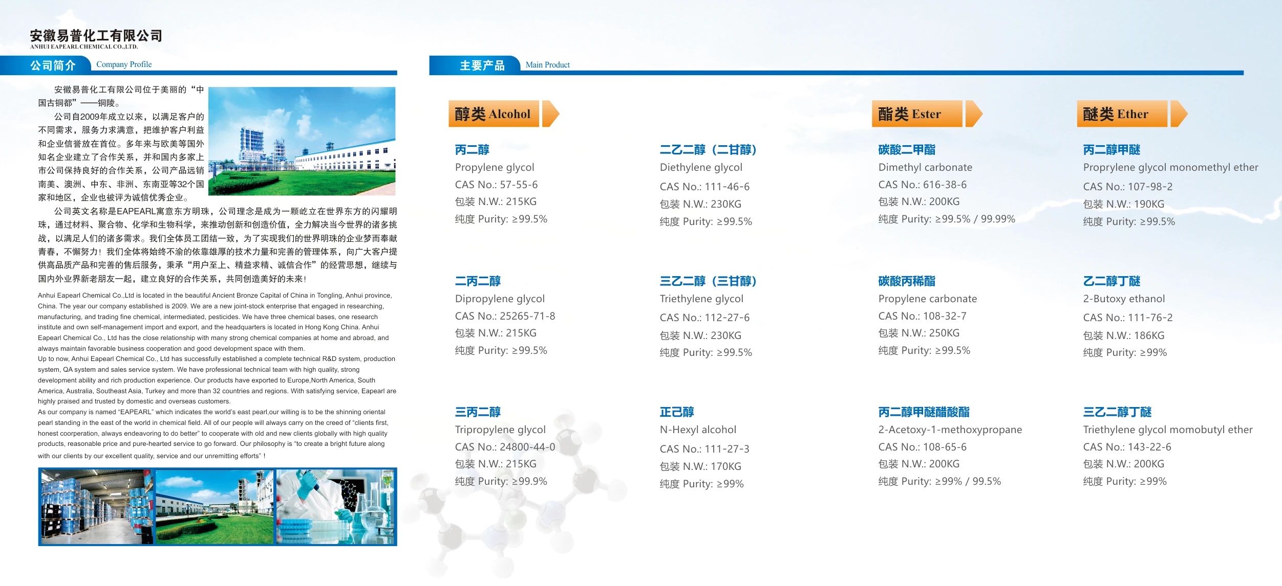 China High Quality Viscous Stable Absorbent Liquid USP Grade Propylene Glycol PG in Stock