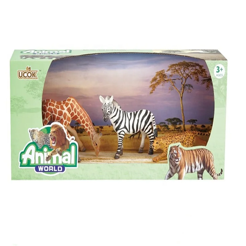 Wild Life Educational Animal Figurine, Animal Toys for Boys and Girls 3-8 Years Old