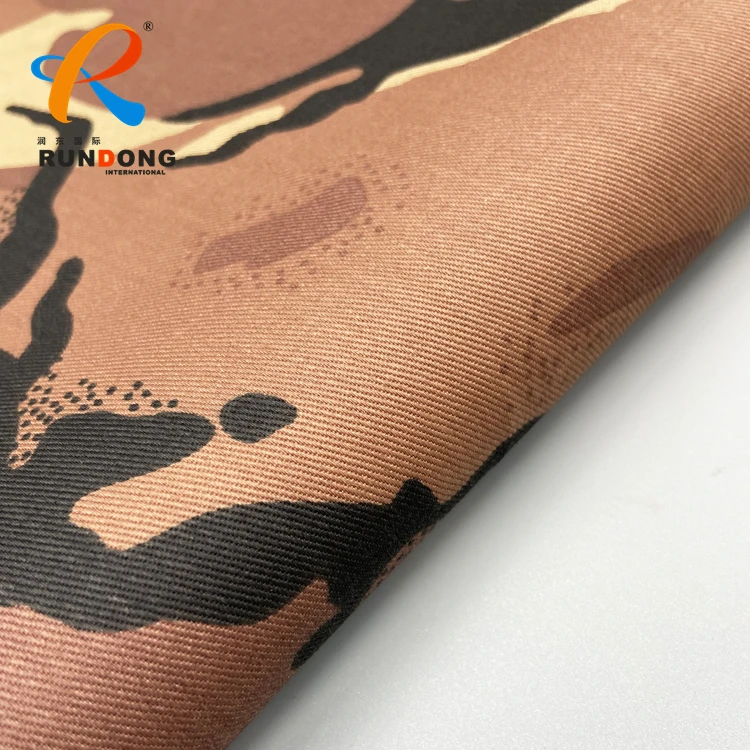 100% хлопок twill Ткань для камуфляжной ткани камуфлированная