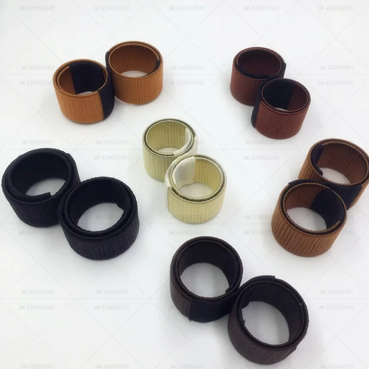 Оптовая продажа, аксессуары для волос для девочек, синтетический парик, повязка на голову с пончиком, Женский волшебный прибор для пучка волос, французское блюдо, инструмент для прически «сделай сам»