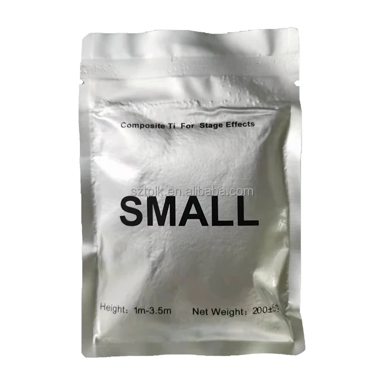 Topflashstar Metal Powder 200G Ti Powder Hot Sell Cold Sparkle Machine Powder High Level Safety