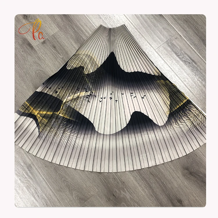 Textiles Fabric Pleated Chiffon Dubai Georgette Fabric