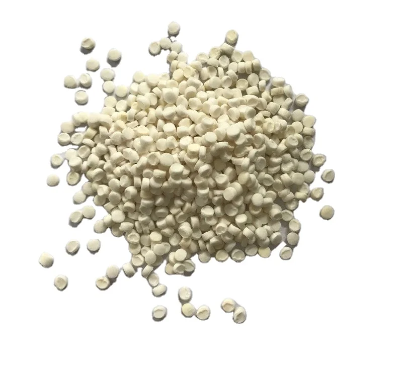 High Performance Natural Factory Direct Sale Soft White Plastic Particles Raw Material TPR