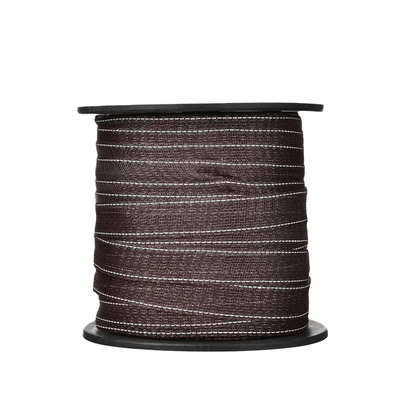 Livestock electric fence poly tape with stainless steel wire for farming