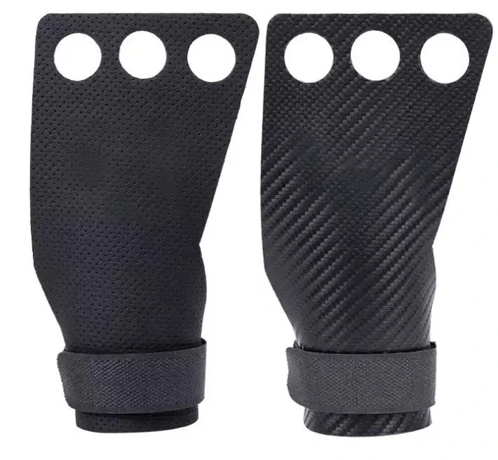 Hot Sales Carbon Fabric Gym Hand Palm Protection Grips Pull Ups Gloves for Weight Lifting