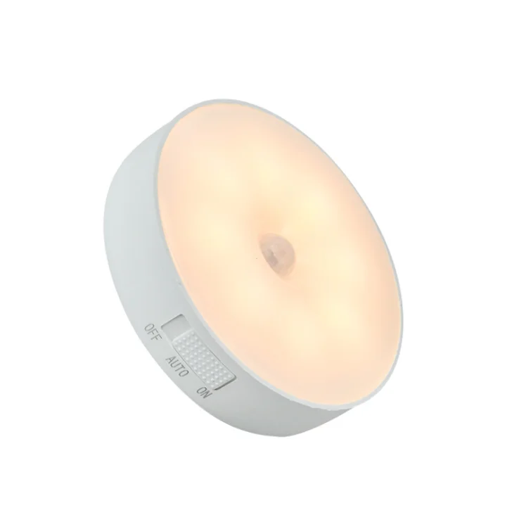 Led night light motion sensor wireless usb 0.5w rechargeable PIR motion sensor night light diy night light for bedroom