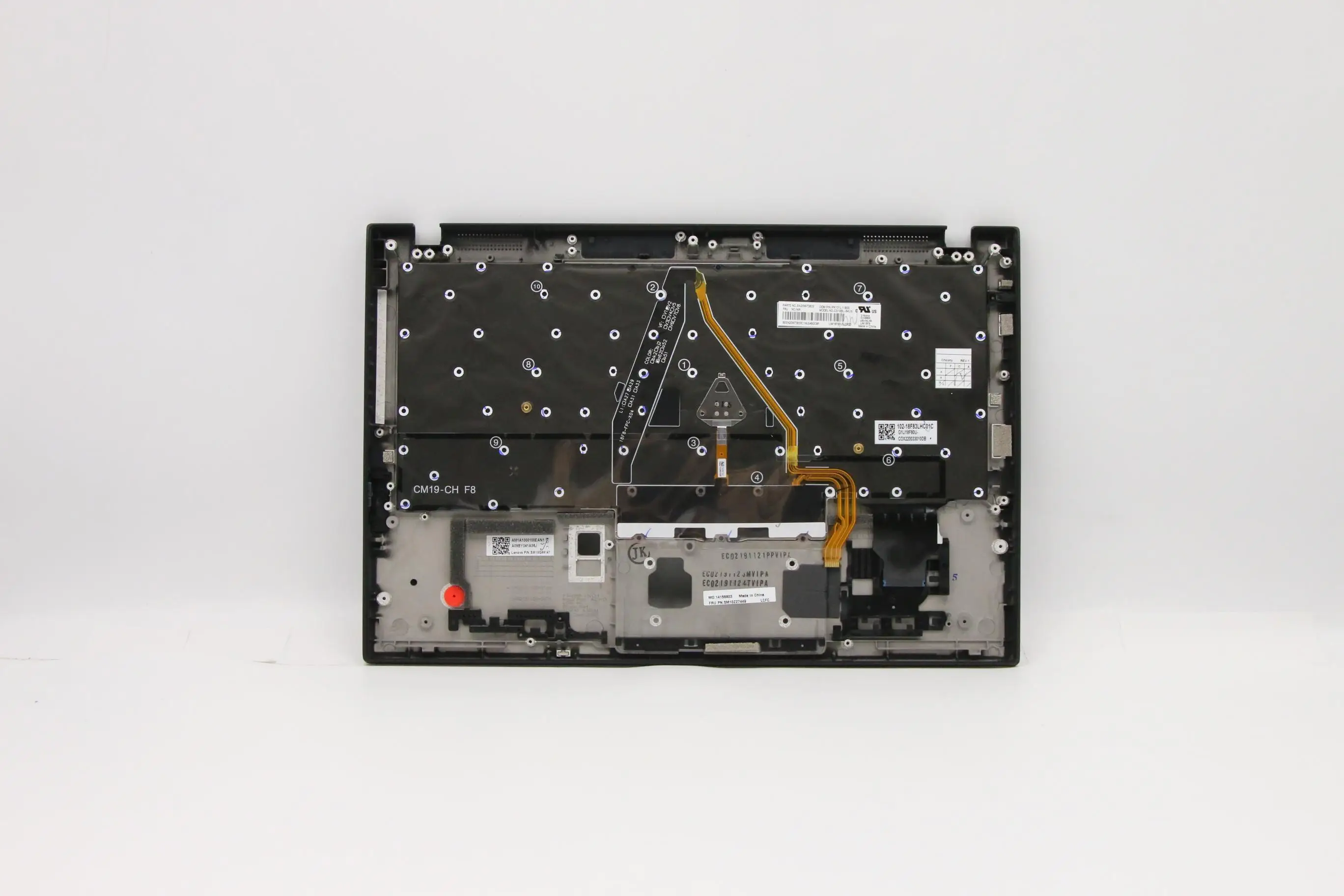 Запасные части для ноутбука c-чехол с клавиатурой ThinkPad X1 Carbon 8th Gen-(тип 20U9 20UA) ноутбук 5M10Z27449