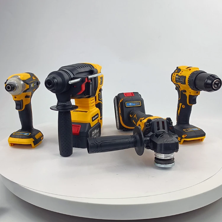 Factory Power Drills Kit 12v Portable Electric Cordless Brushless 18v 21v Cordless Dril Lithium Battery Drill Machine