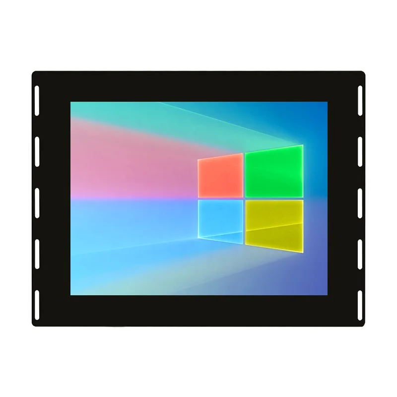 Custom Size Embedded Resistive Capacitive Touch Screen Panel Monitor Industrial Open Frame Pcap Touchscreen Monitor