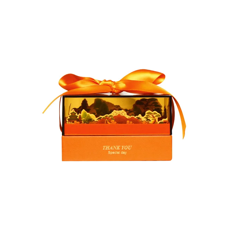 Dreamy natural transparent acrylic wedding bridesmaids and bridesmaids gift boxes high-looking candy boxes empty gift boxes
