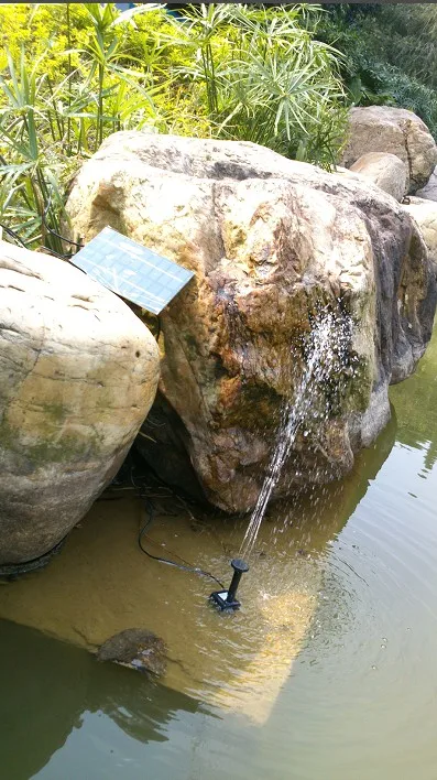 Outdoor Solar Powered Fountain Pool Water Pump Garden Watering for garden decoration