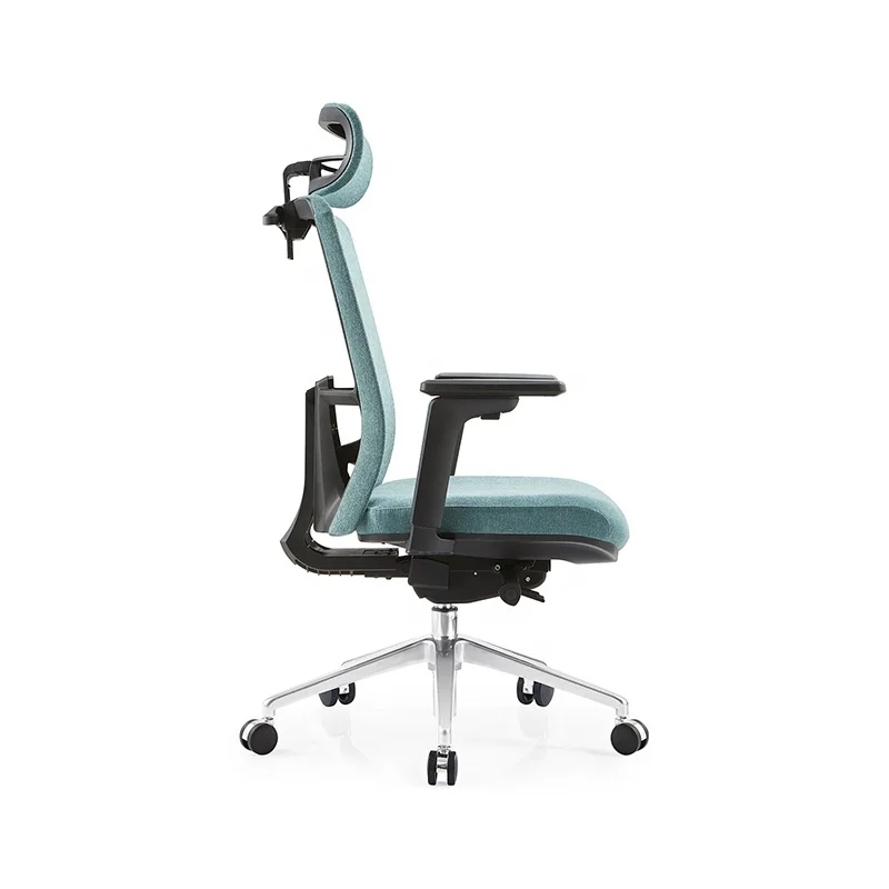 Bifma Office Furniture Factory Supplier 3D Fabric Chair Ergonomic Conference Manager Office Desk  High Adjustable Back