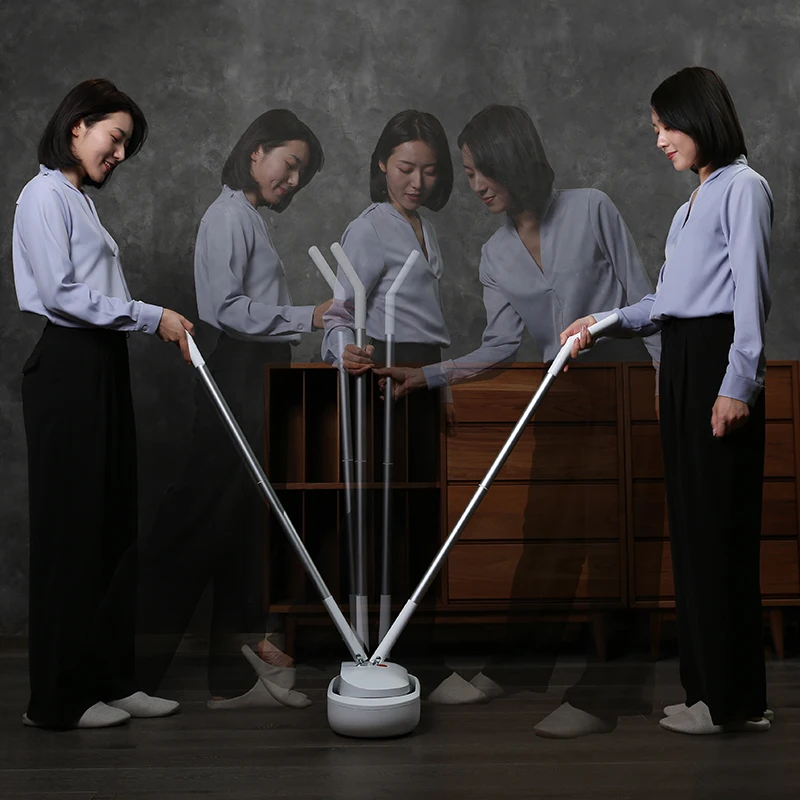 2022 new cordless wireless long handle electric mop floor cleaner spin automatic spray smart robot home mop dry wet floor