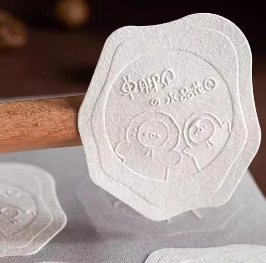 Индивидуальный логотип бренда самоклеящаяся 3D тиснение текстура бумага наклейки упаковка этикетка коробка печать наклейка