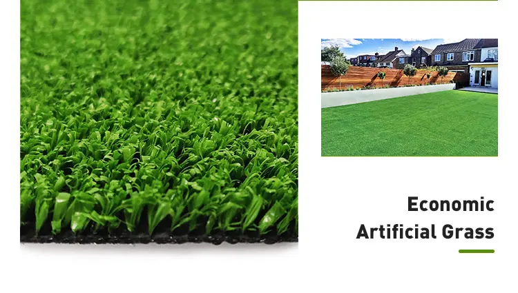 Cheap 10-15mm Green Artificial Short Grass Turf Eco-Friendly Synthetic PE/PP for Tennis Fields Gardens Indoors