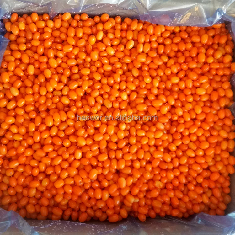IQF fresh frozen wild sea buckthorn first class sea-buckthorn lingonberry raspberry, blueberry mixed berries