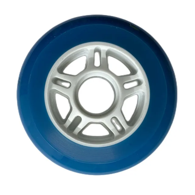 High Rebound SHR83A PU Skateboard Wheels Modern Blue Inline Skating Spare Parts with Color Selection for Flashing Roller