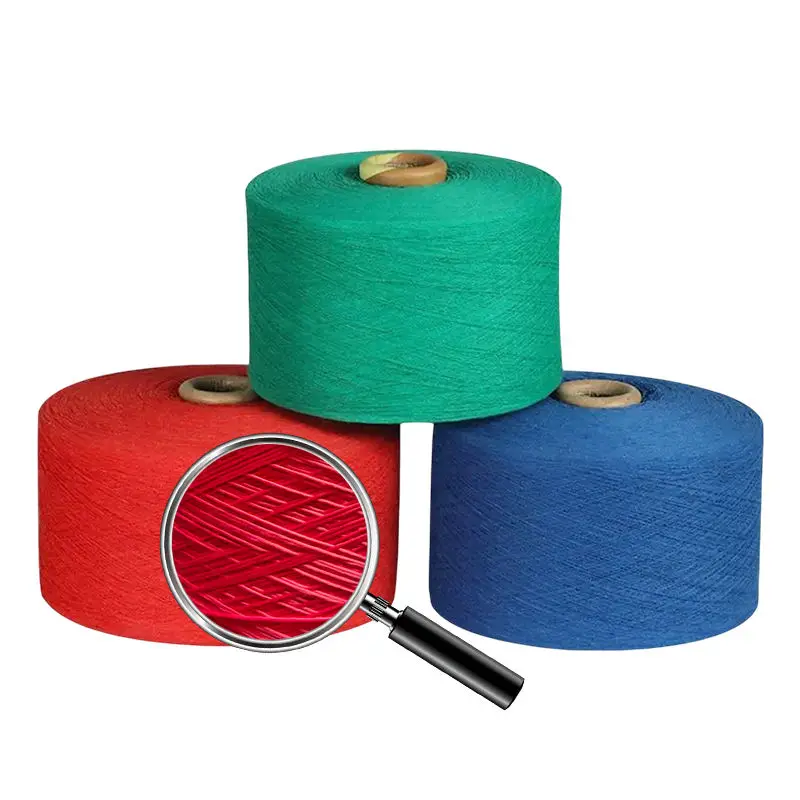 Custom Cotton Sustainable Low Twist Hand Knitting Moisture-Absorbent Microfiber Recycled Mop Yarns