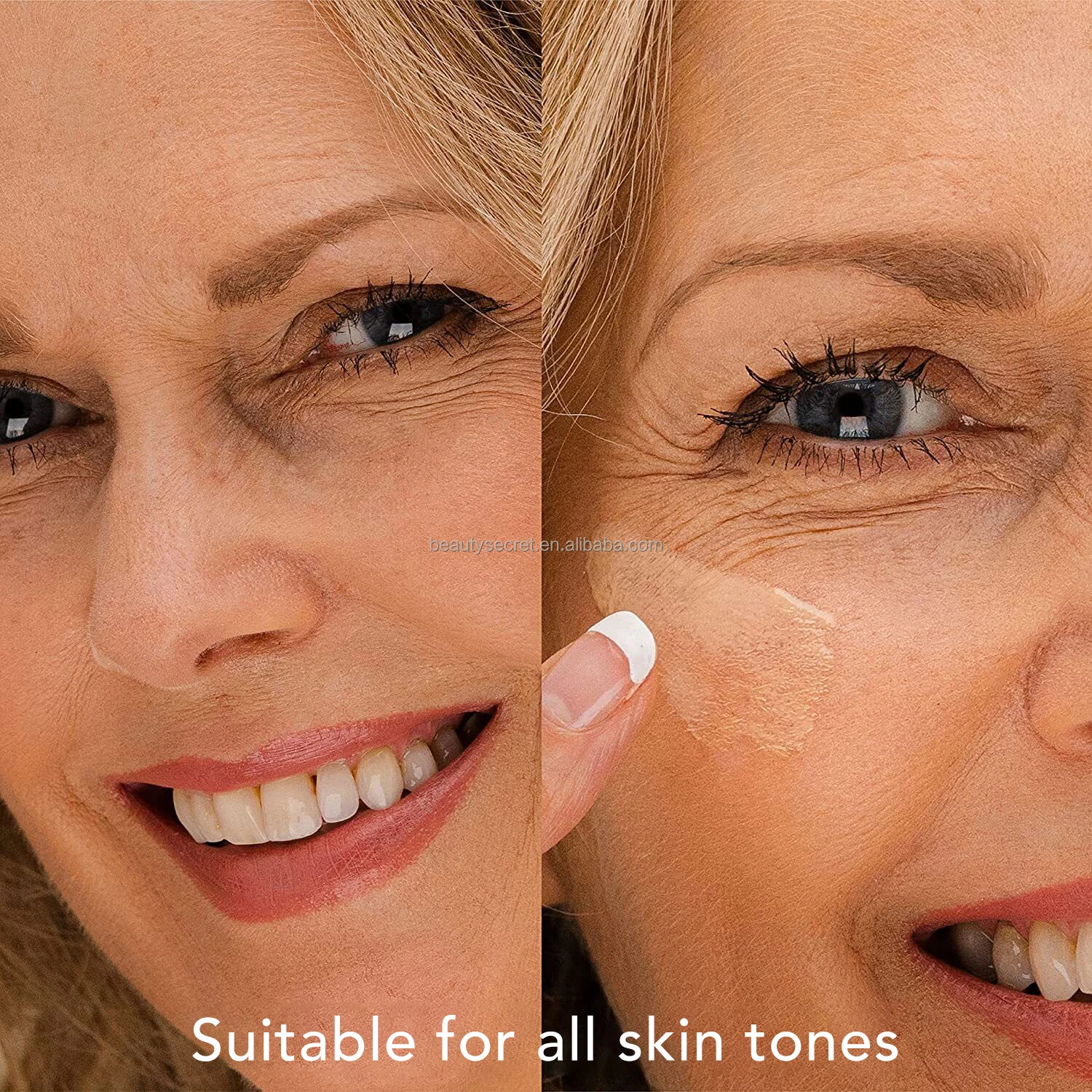 private label hyaluronic acid Primer high quality tinted moisturizer face sunscreen makeup foundation with spf 46