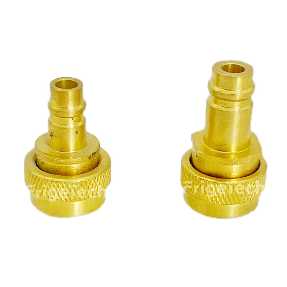 R134a латунный быстроразъемный адаптер для быстрого преобразования R1234yf, SAE J639