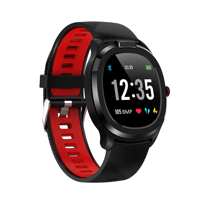 IP68 Waterproof T01 Thermometer Fitness Bracelet for Men and Women Heart Rate Monitor ECG Smart Watch Body Temperature Display