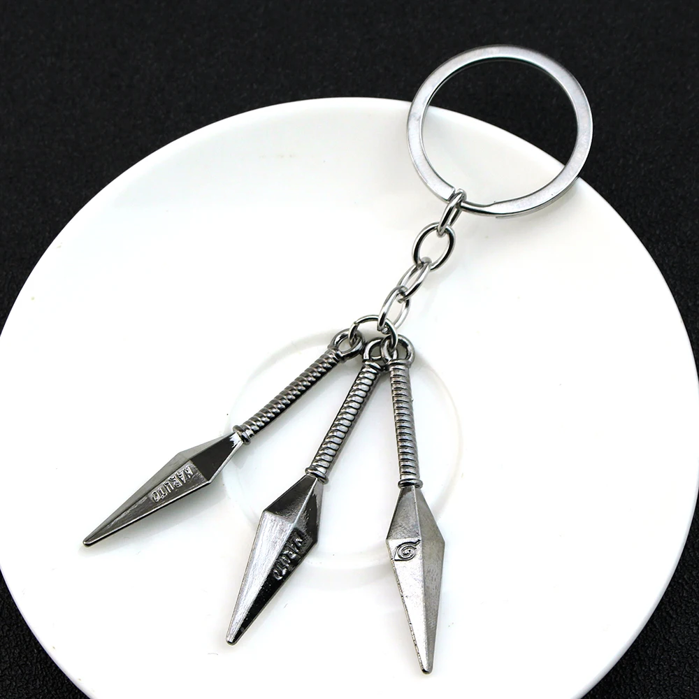 Namikaze Minato Kunai Shuriken Anime Metal Weapon Models Sword Keychain For Fan Cosplay Jewelry Home Ornament