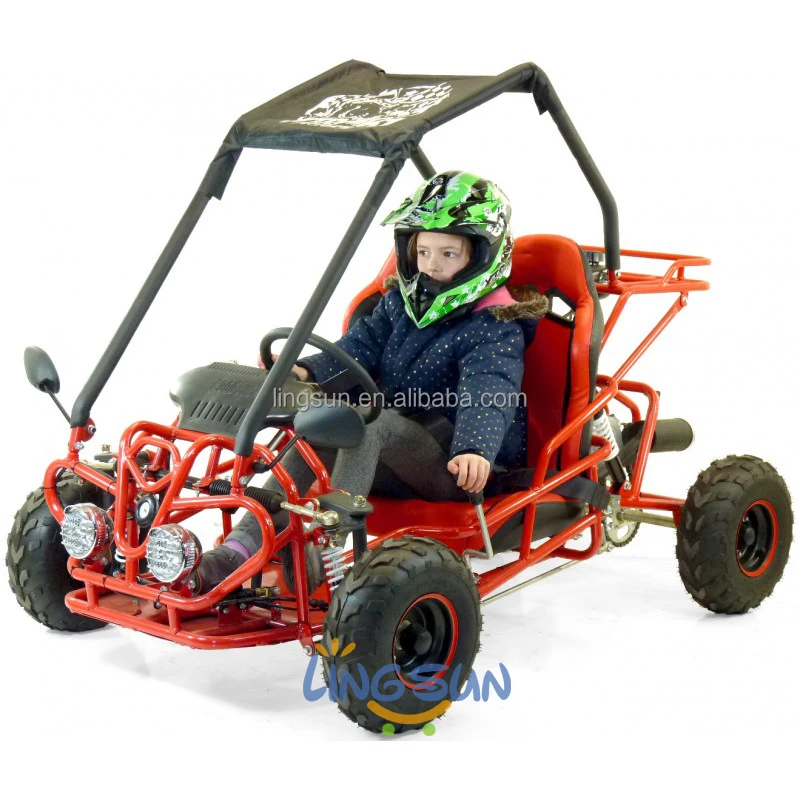 LINGSUN MOTOR 110CC (1+1) Go Karts Two Seats For Kids  Mini Buggy