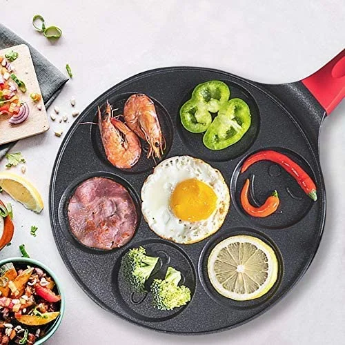 Griddle Pan Double Sided Pancake Pan Cast Aluminum Frying Pan Cake Silicon Mold For Kids