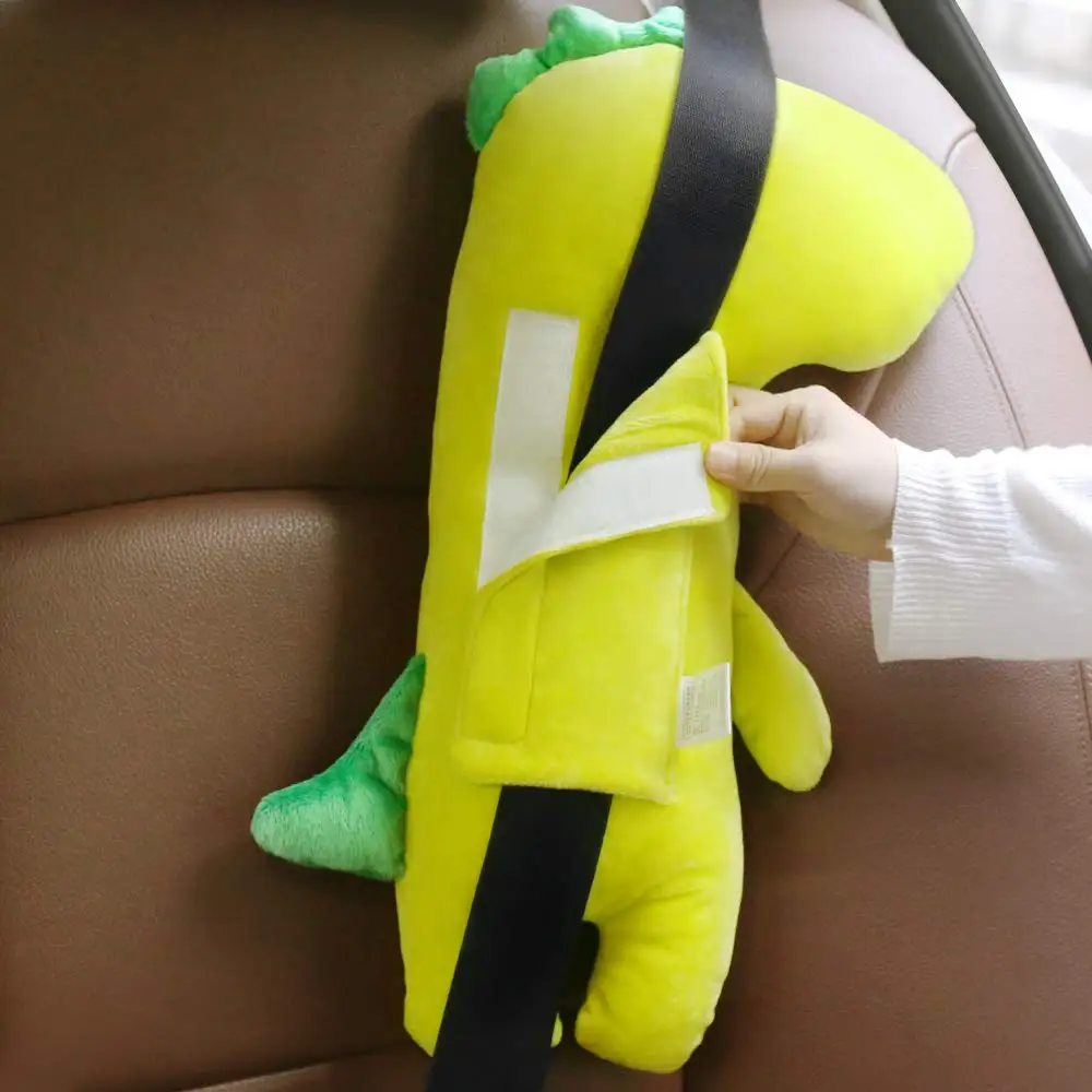 Car Seat Belt Shoulder Cuffs Cute Cartoon Neck Pillow Seat Belt Pads Cover Protector Pillows