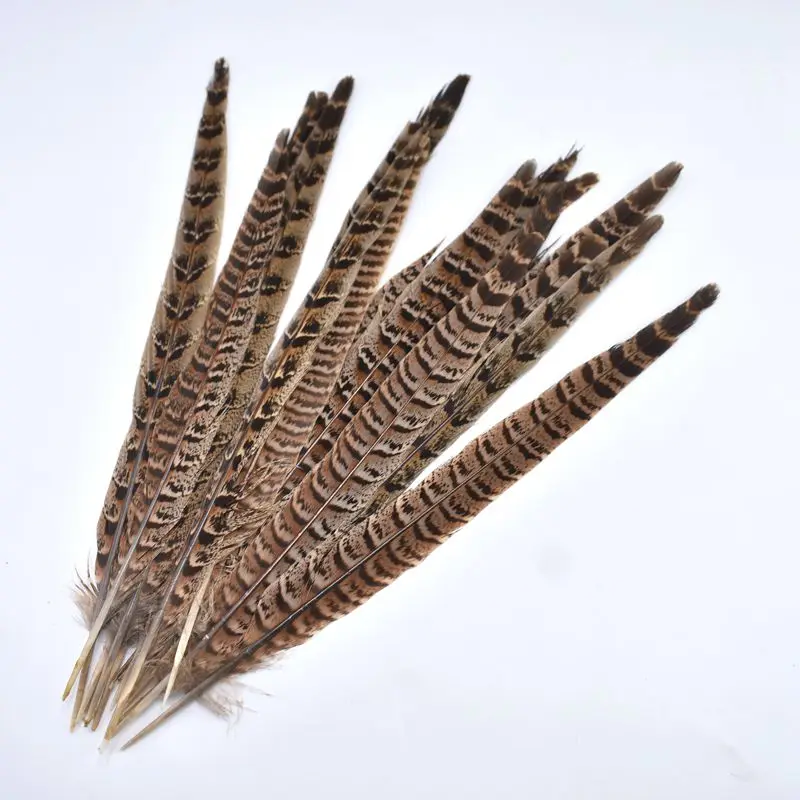 Crafts 10-12 inch colorful Feathers Natural Pheasant Tail Feather for jewelry making Party Decoration