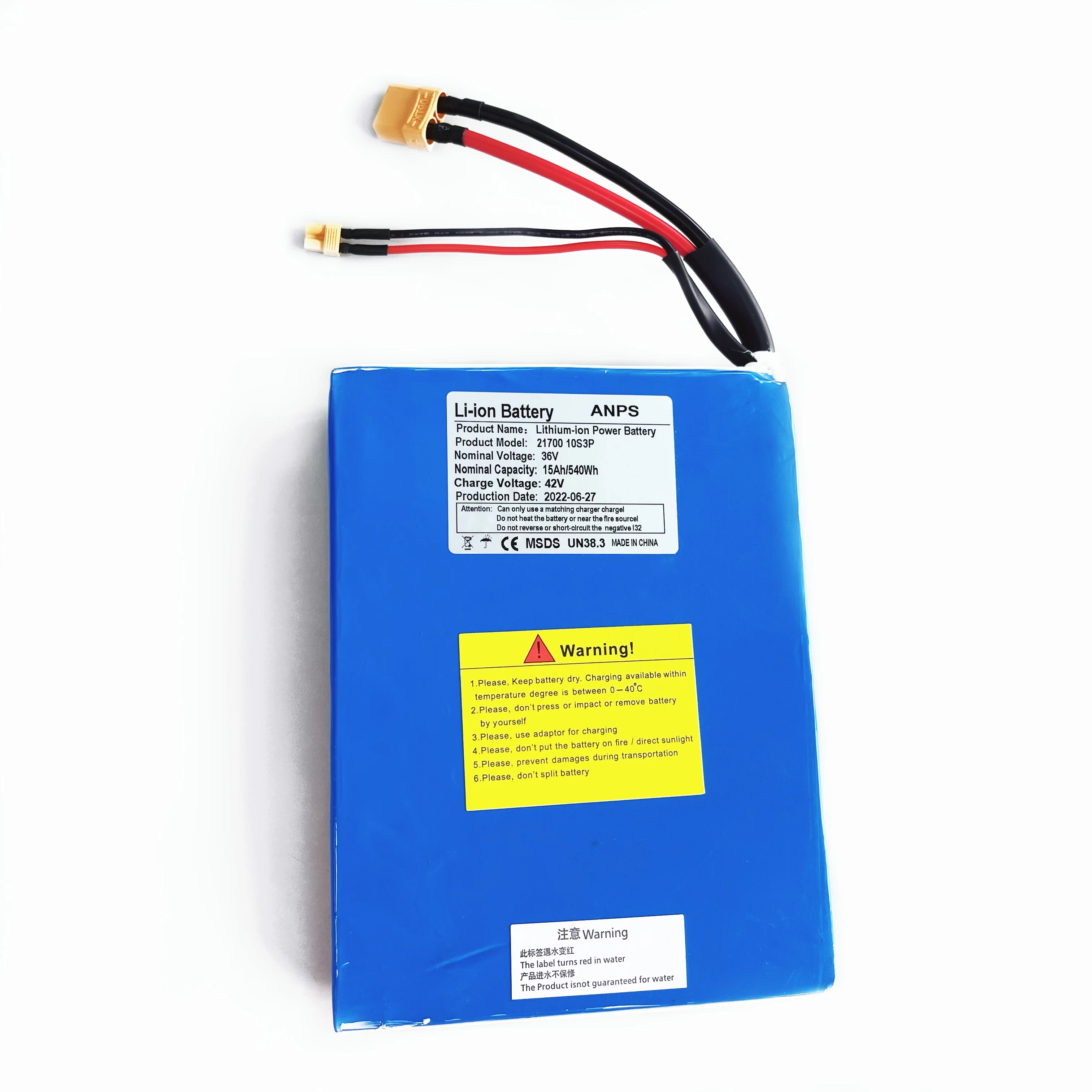 shenzhen 21700-10S3P 36V 15Ah rechargeable lithium ion battery pack energy storage solar system battery  for electric devices