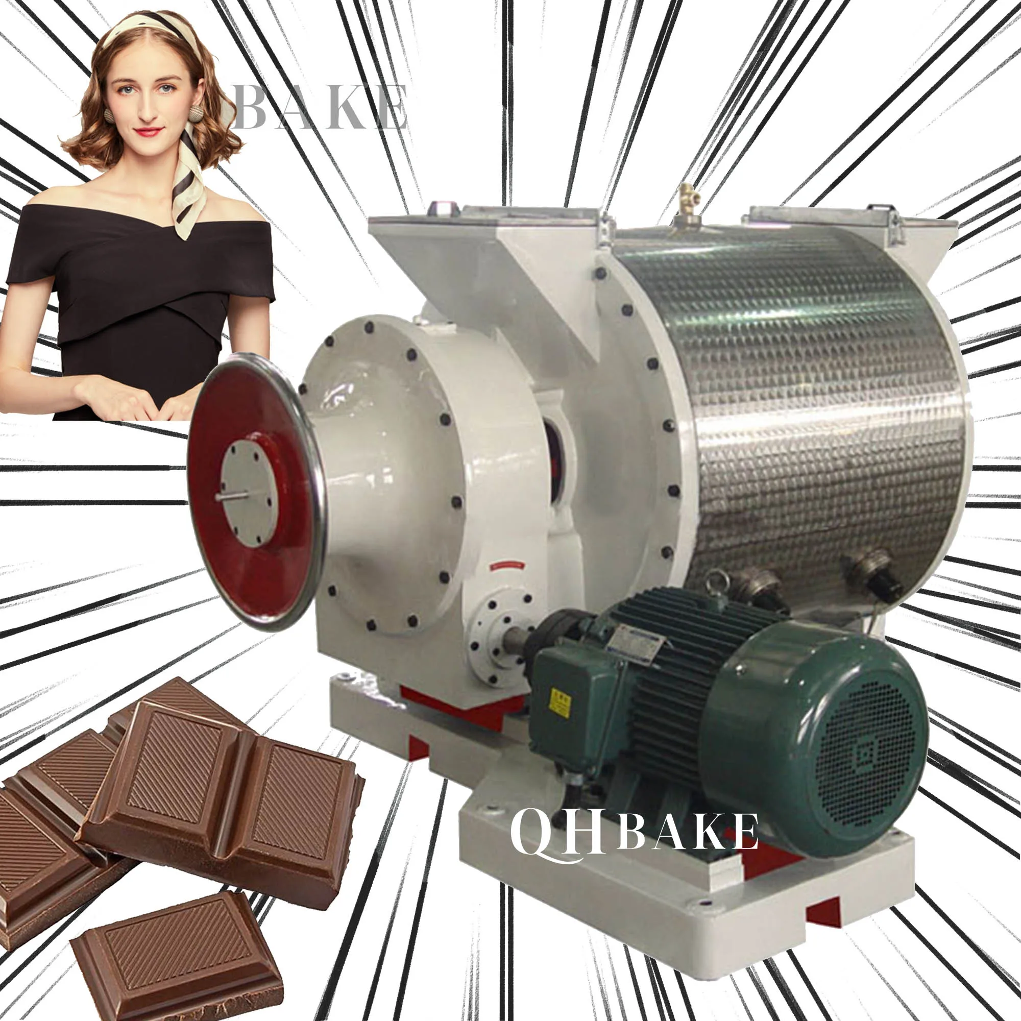 ball mill chocolate machine heated chocolate filling machine chocolate fountain machine price